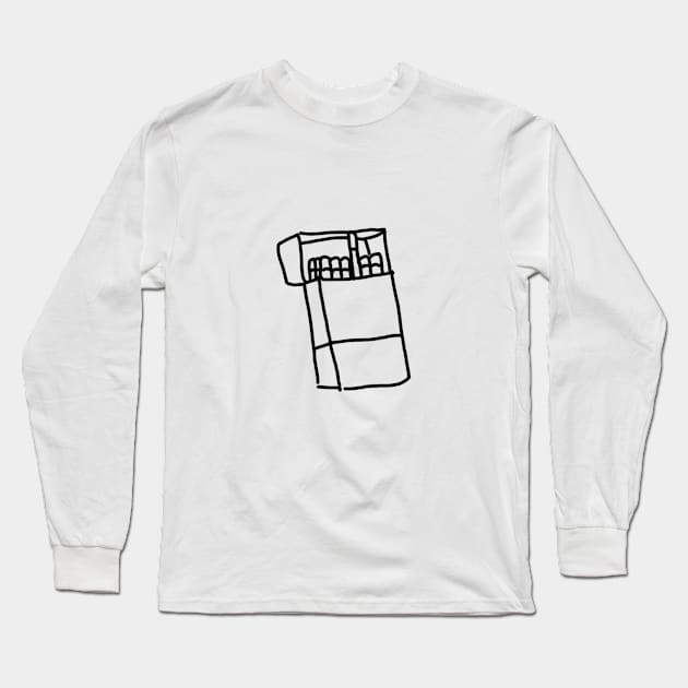 cigarettes Long Sleeve T-Shirt by the doodler